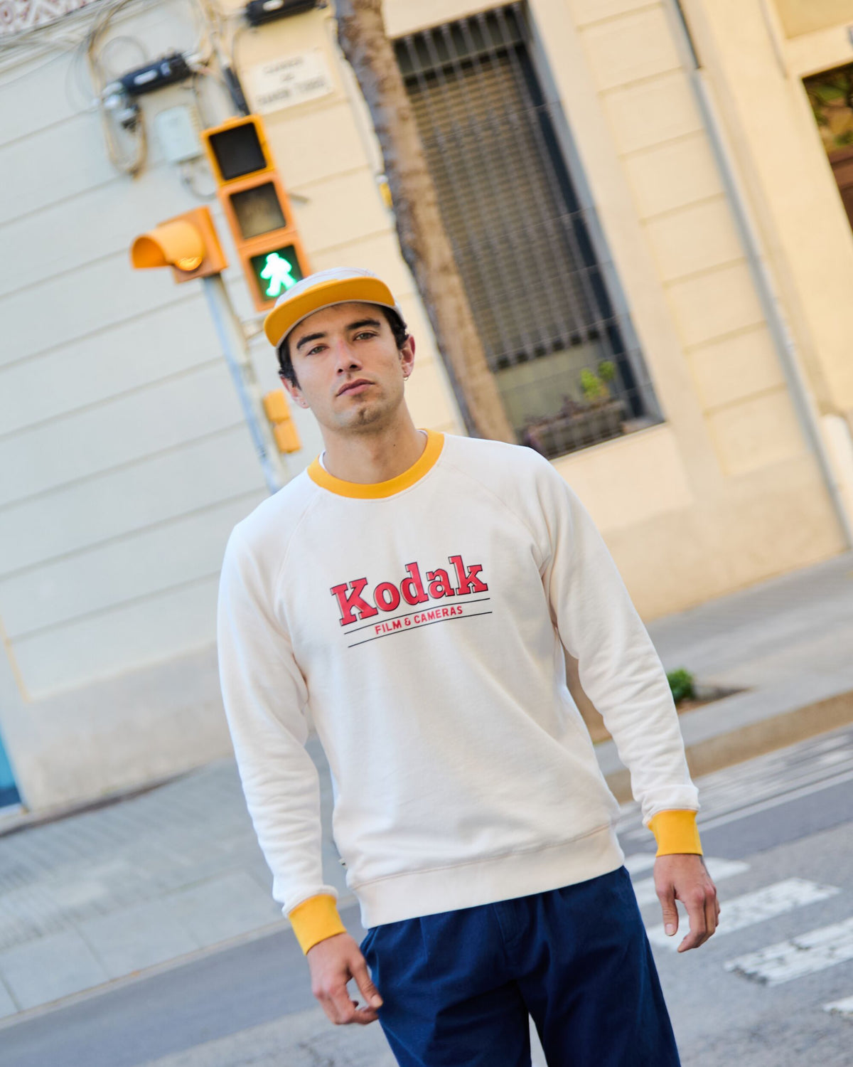 Kodak Retro FIlm Sweatshirt Ecru
