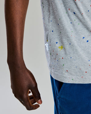 Splash Paint Tshirt Grey